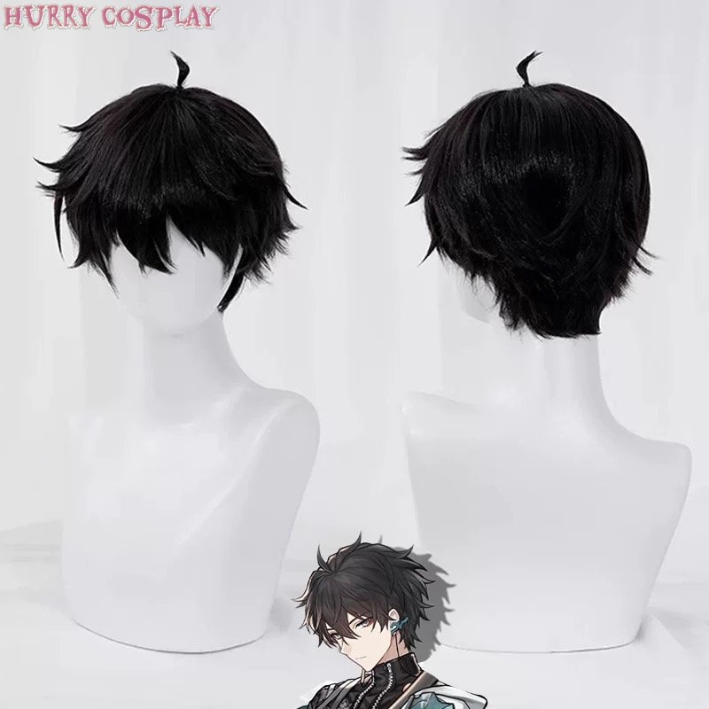 Game Cosplay,Honkai: Star Rail,Wigs,Honkai Star Rail Dan Heng Cosplay Costume - Wig